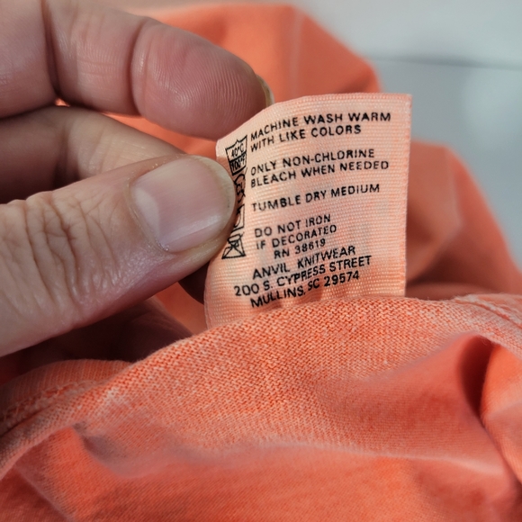 Womans Anvil Swimsuit Coverup/Tank Dress Sea Seabrook Island Coral One Size - Picture 6 of 6